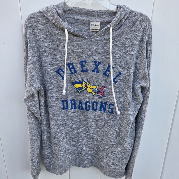 Drexel University Dragons Chicka-d Hoodie Woman’s Pull Over Size Small - Picture 3 of 10
